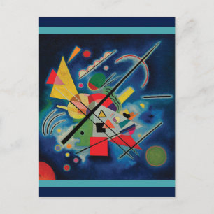 Blue Painting by Wassily Kandinsky Vykort