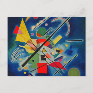 Blue Painting by Wassily Kandinsky Vykort