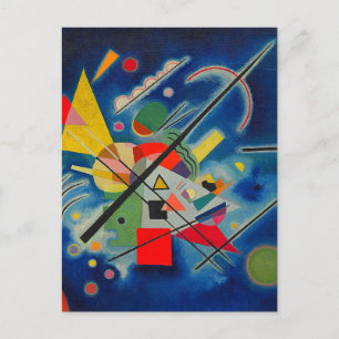 Blue Painting by Wassily Kandinsky Vykort