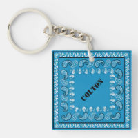 Blue Paisley Bandana Personlig