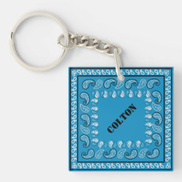 Blue Paisley Bandana Personlig