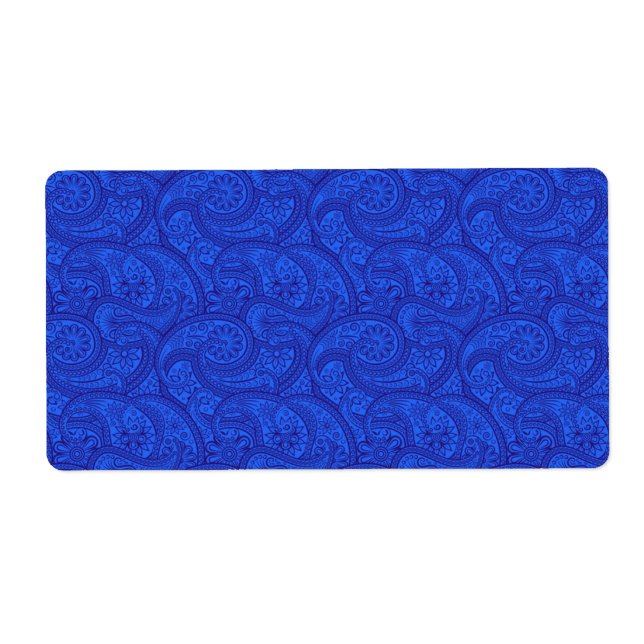 Blue Paisley Fraktsedel (Framsidan)