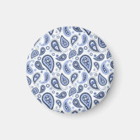 Blue Paisley Mönster