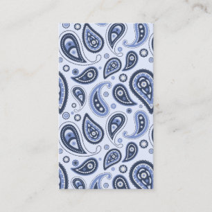 Blue Paisley Mönster Visitkort