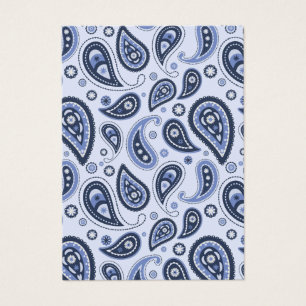 Blue Paisley Mönster Visitkort