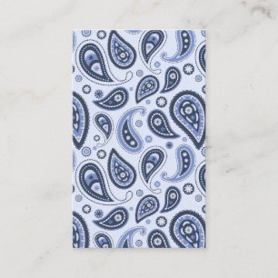 Blue Paisley Mönster Visitkort