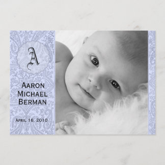 Blue Paisley Pojke meddelande