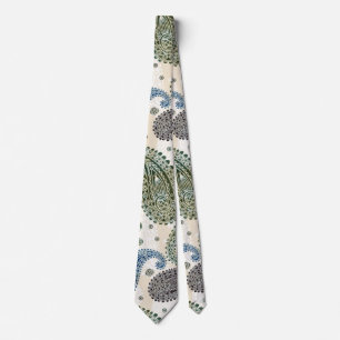 Blue Paisley Slips