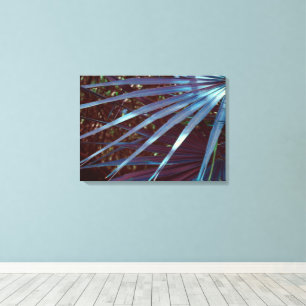 Blue Palmetto Dream Canvastryck