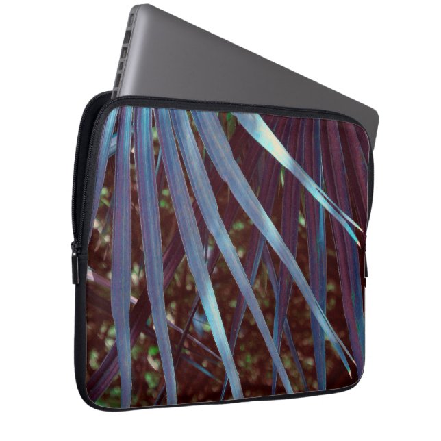 Blue Palmetto Dream Laptop Sleeve (Framsidan Höger)