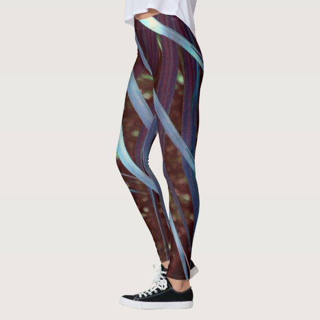Blue Palmetto Dream Leggings (Vänster)