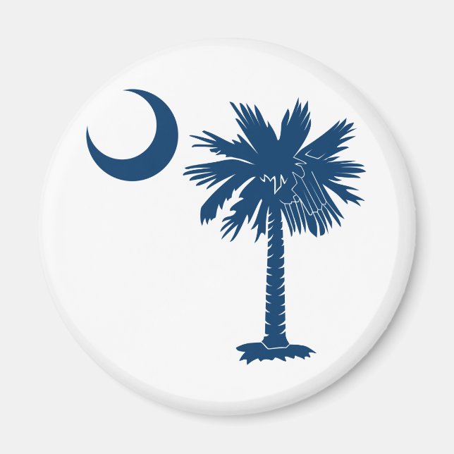 Blue Palmetto Magnet (Framsidan)