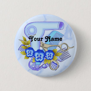 Blue Pansy Beautician Knapp