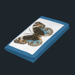 Blue Pansy Butterfly<br><div class="desc">Handmålad illustration av Junonia orithya- Blue Pansy butterfly</div>