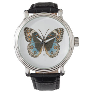 Blue Pansy Butterfly Armbandsur