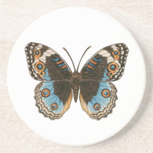 Blue Pansy Butterfly Underlägg
