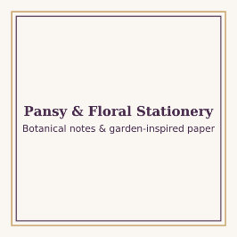 Blue Pansy Floral Notebook | Elegant Botanical Jou Anteckningsbok