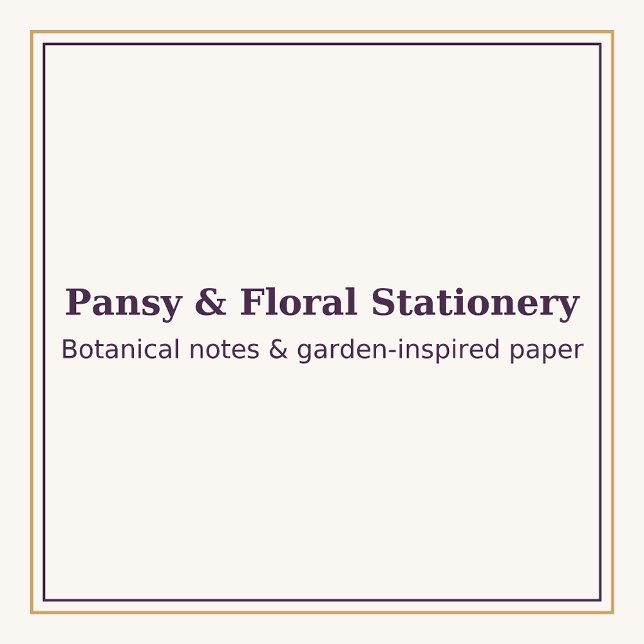 Blue Pansy Floral Notebook | Elegant Botanical Jou Anteckningsbok (From an original family watercolour pansy — now beautifully designed on notebooks and cards)