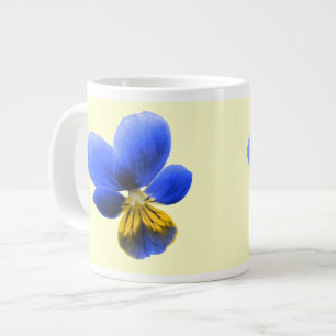 Blue Pansy Mugg Jumbo Mugg