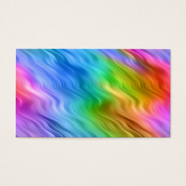 Blue Pansy Vågigt Struktur Visitkort (Framsidan)