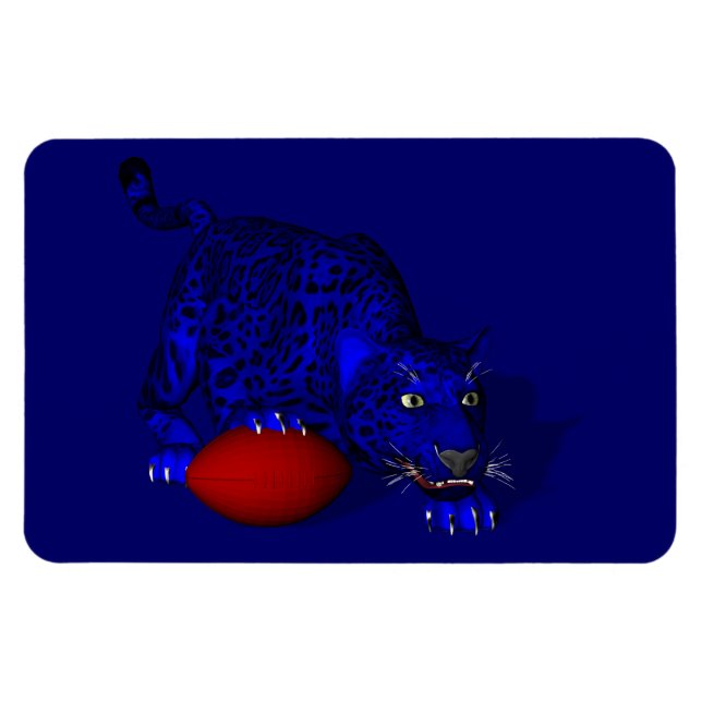 Blue Panther Magnet (Horisontell)