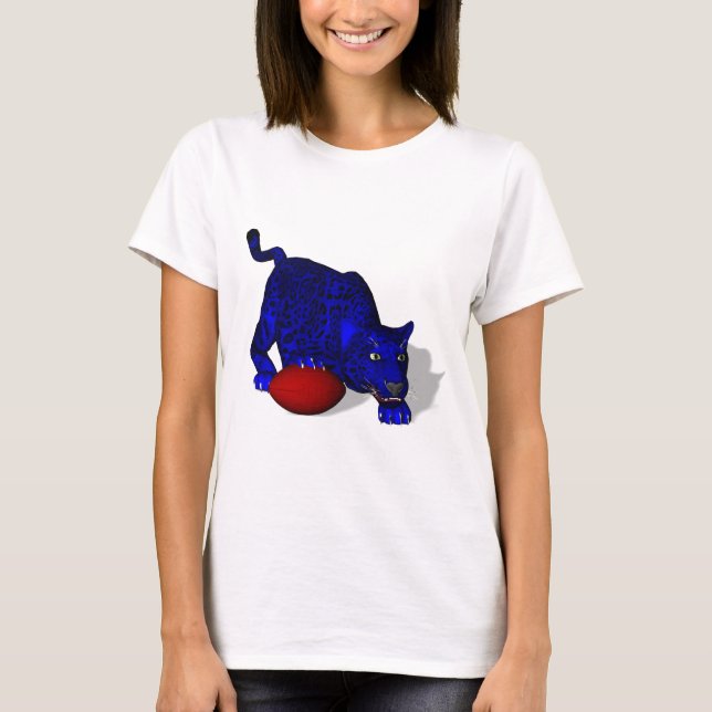 Blue Panther Mascot Tee (Framsida)