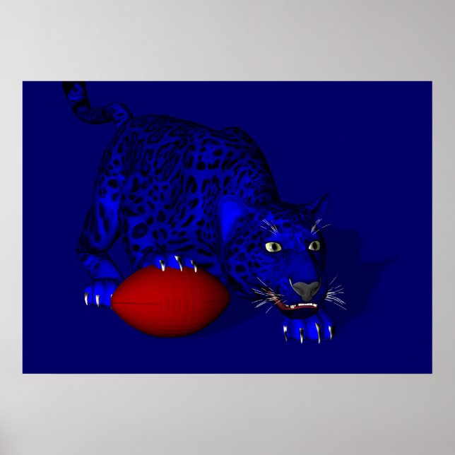 Blue Panther Poster (Framsidan)