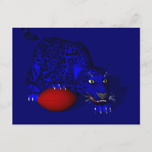 Blue Panther Vykort (Framsida)