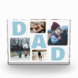 Blue Pappa Fars dag Family Photo Collage