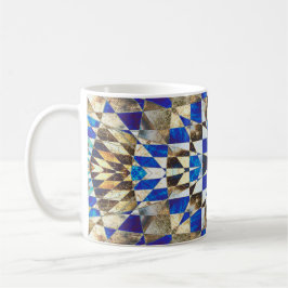 Blue Parquet Kaffemugg