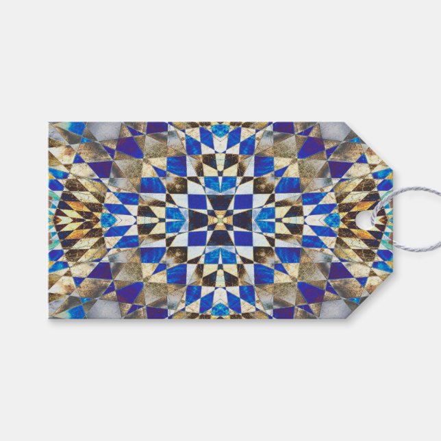 Blue Parquet Presentetikett (Framsidan (Horisontell))