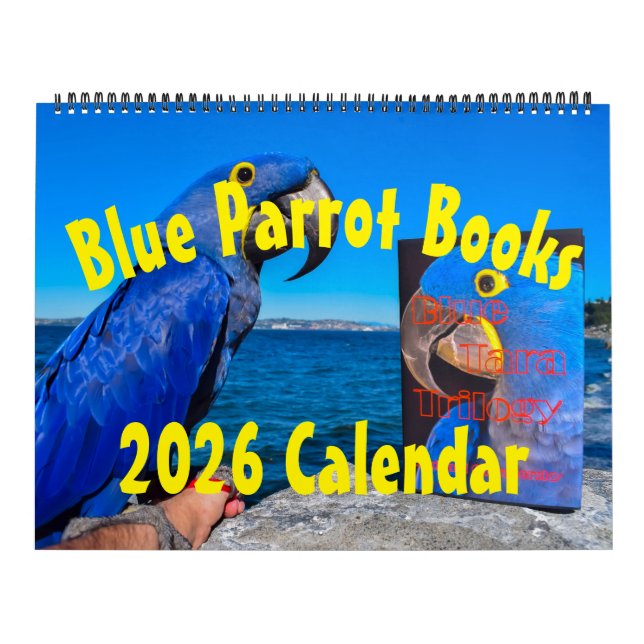 Blue Parrot Books 2026 Kalender (Omslag)