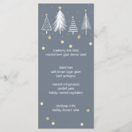 Blue Party Guld Stars Blue Meny