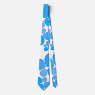 Blue party tie slips