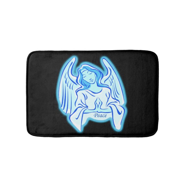 Blue Peace Angel Bath Mat Badrumsmatta (Framsidan)