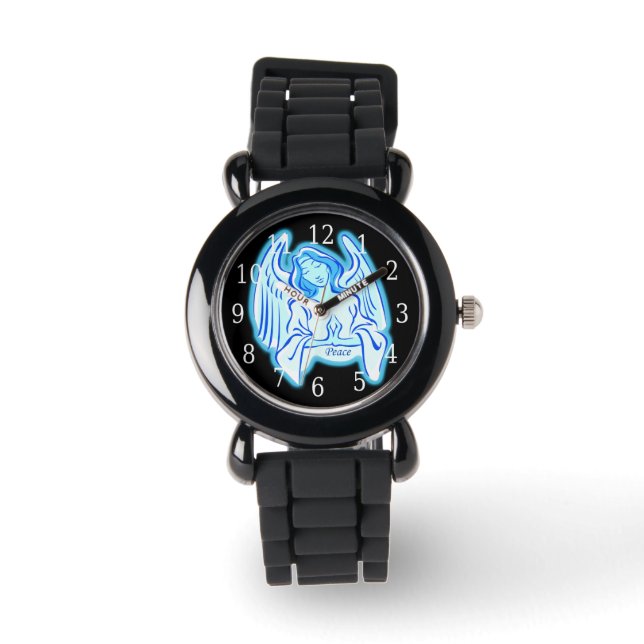 Blue Peace Angel Watch Armbandsur (Framsida)