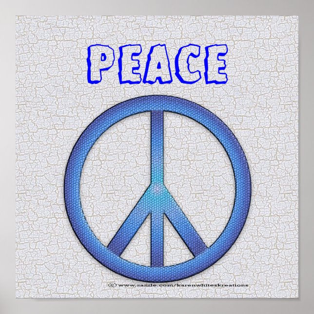 Blue Peace Poster (Framsidan)
