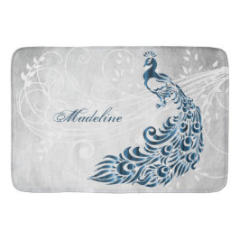 Blue Peacock Personlig Bath Mat Badrumsmatta