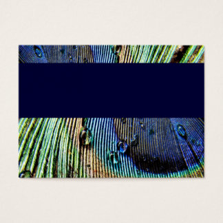 Blue Peacock Visitkort