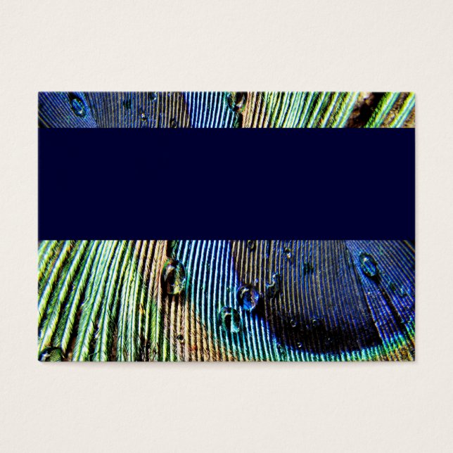 Blue Peacock Visitkort (Framsidan)