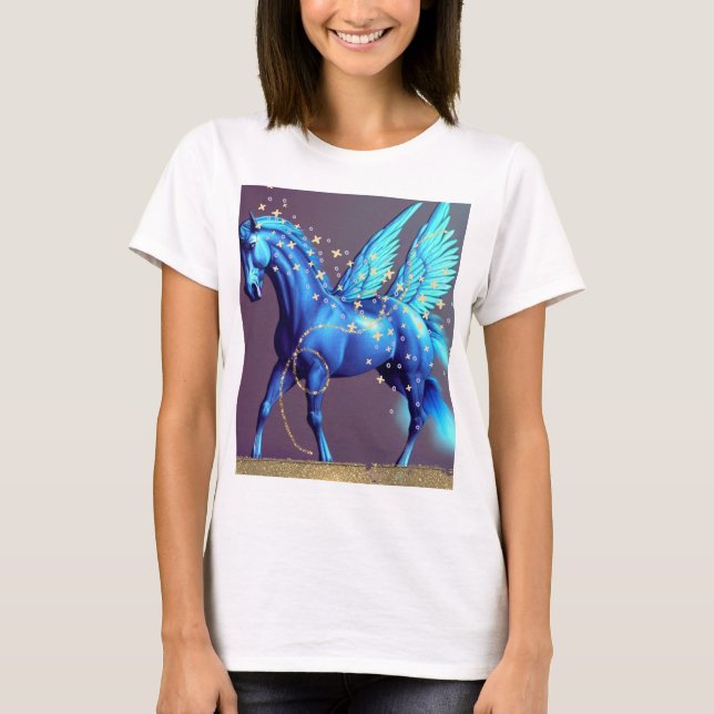 blue pegasso t shirt (Framsida)