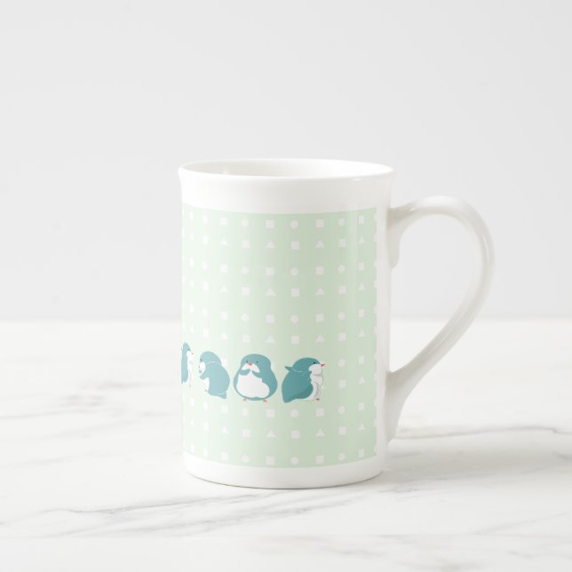 Blue Penguin Benporslin Mugg (Höger)