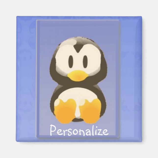 Blue Penguin Magnet (Framsidan)
