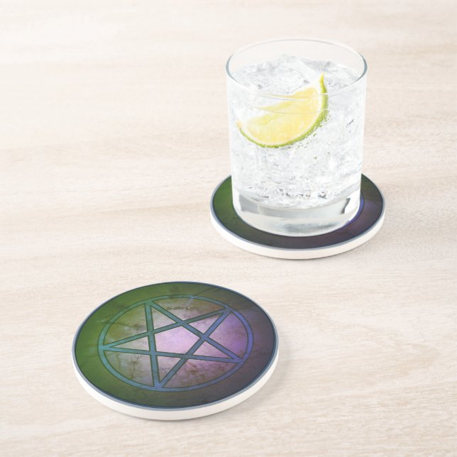 Blue Pentacle Underlägg (Sidan)