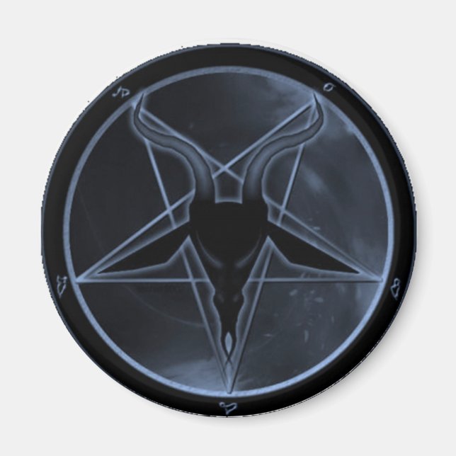 Blue Pentagram Magnet (Framsidan)