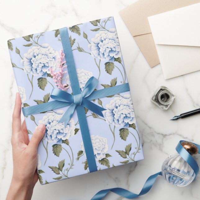 Blue Peony Dream Presentpapper (Gifting)