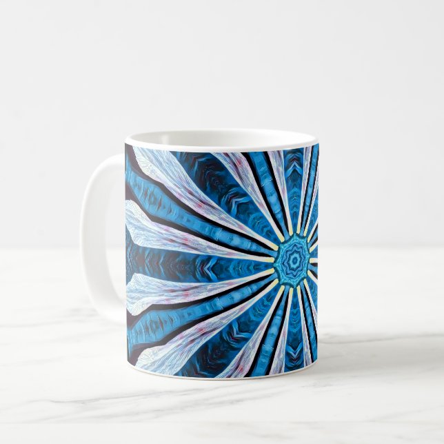 Blue Petals Kaffemugg (Framsida vänster)