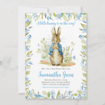 Blue Peter Rabbit Baby Shower