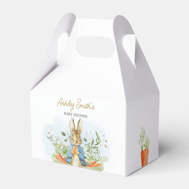 Blue Peter Rabbit Baby Shower Presentaskar (Framsidan Sidan)