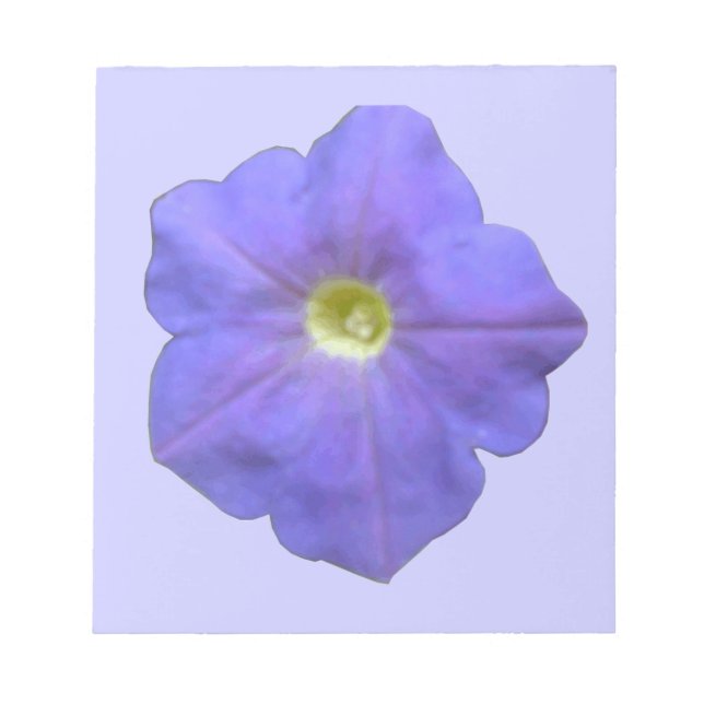 Blue Petunia Anteckningsblock (Framsida)
